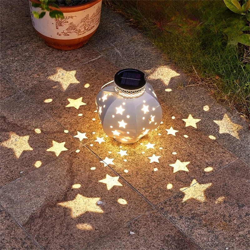 Outdoor Lighting In Ground - Luminária Projetora Solar Suspensa para Jardim,