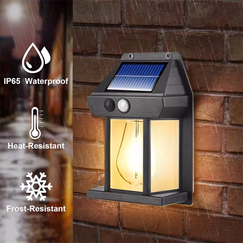 Halo Outdoor Lighting - Outdoor impermeável Solar Wall Light, Luminous