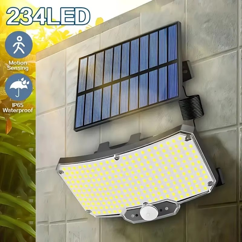 Outdoor Lighting For Garden - Luzes Solares Externas 234LED com Sensor