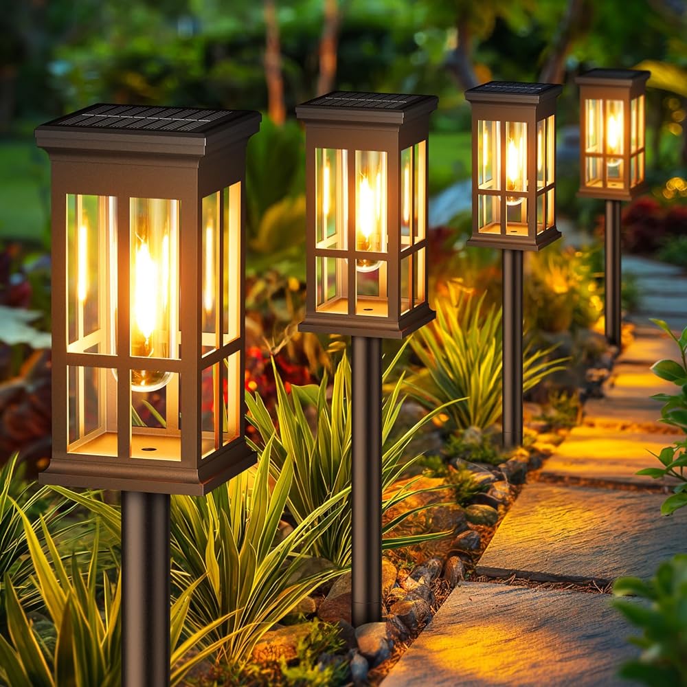 Halo Outdoor Lighting - Luz Solar para Caminho, Lâmpada Solar