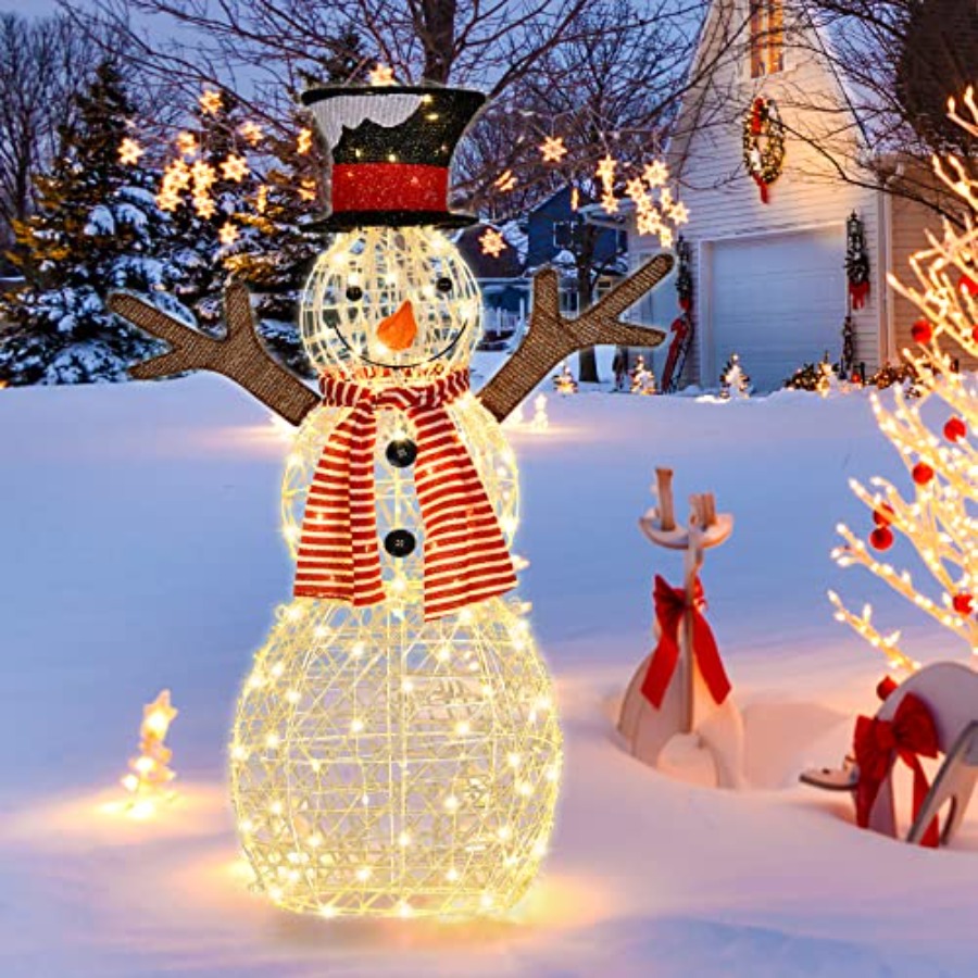 Outdoor Lighting In Ground - Decorações de Natal para Jardim com