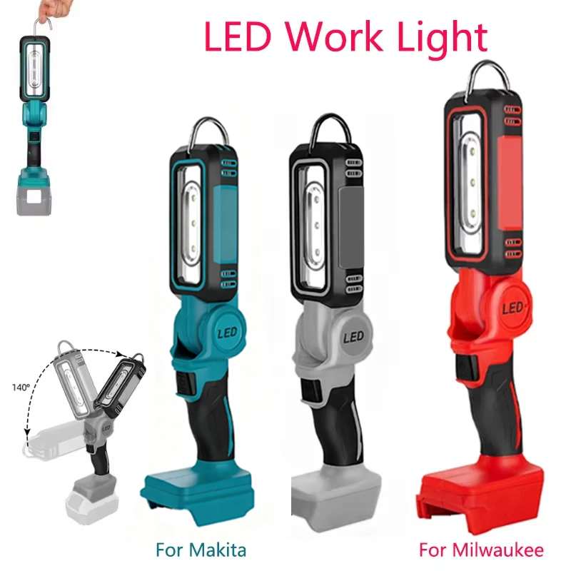 Outdoor Lighting Milwaukee - Lanterna de Trabalho LED Sem Fio