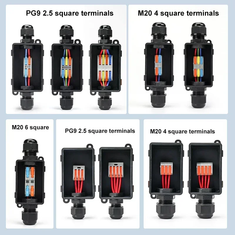 Outdoor Lighting Connectors - Caixa de Junção à Prova d'Água