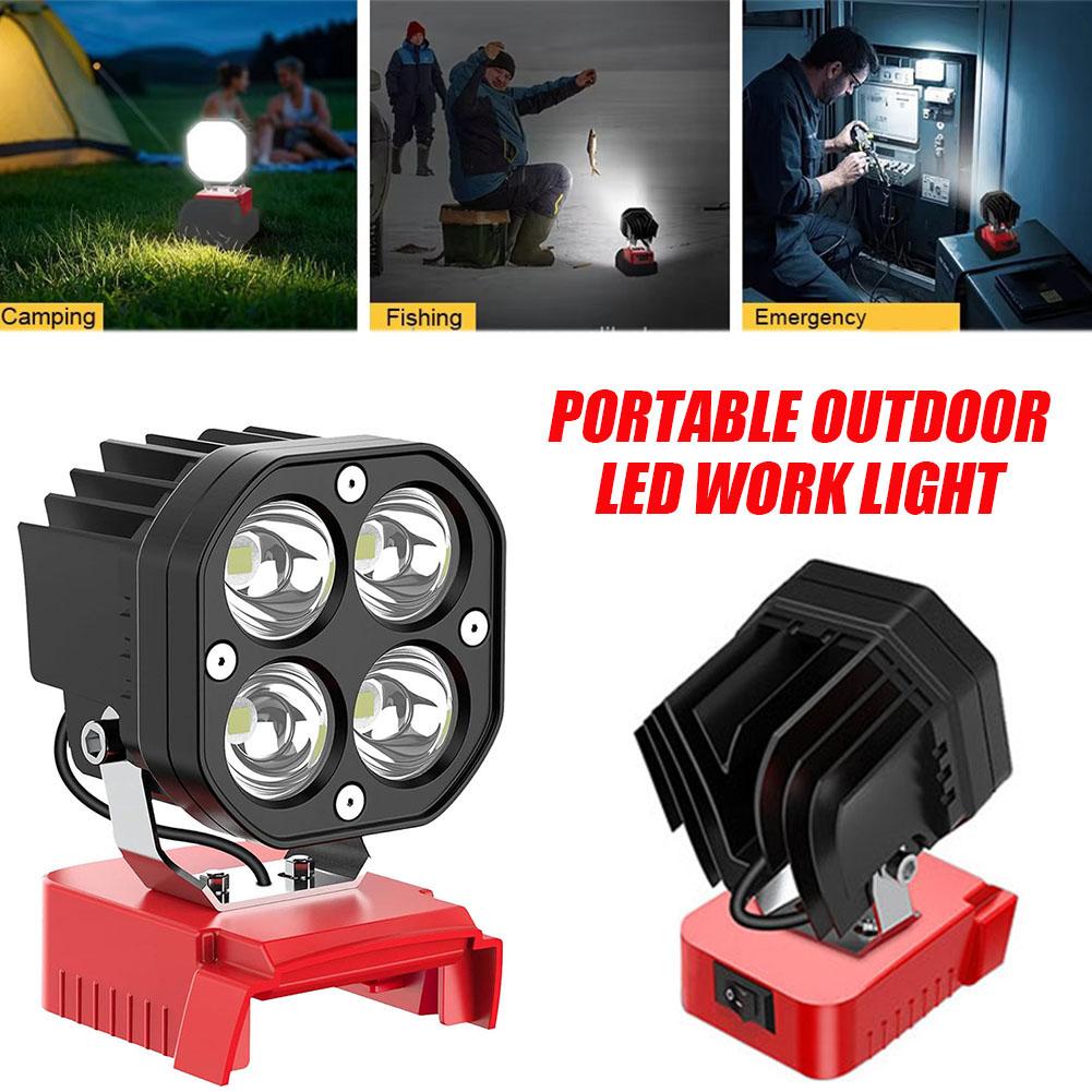 Outdoor Lighting Milwaukee - Lanterna de Trabalho LED Portátil de