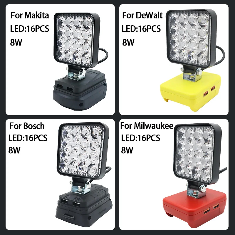 Outdoor Lighting Milwaukee - Luz led para dewalt para milwaukee