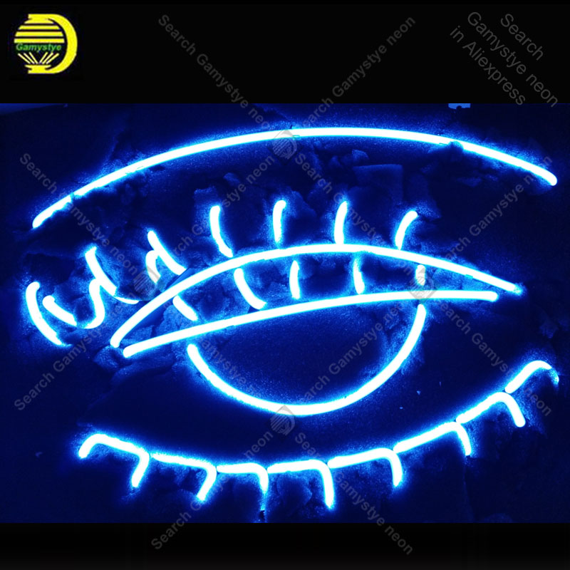 Outdoor Lighting For Store - Sinal de néon para olho azul
