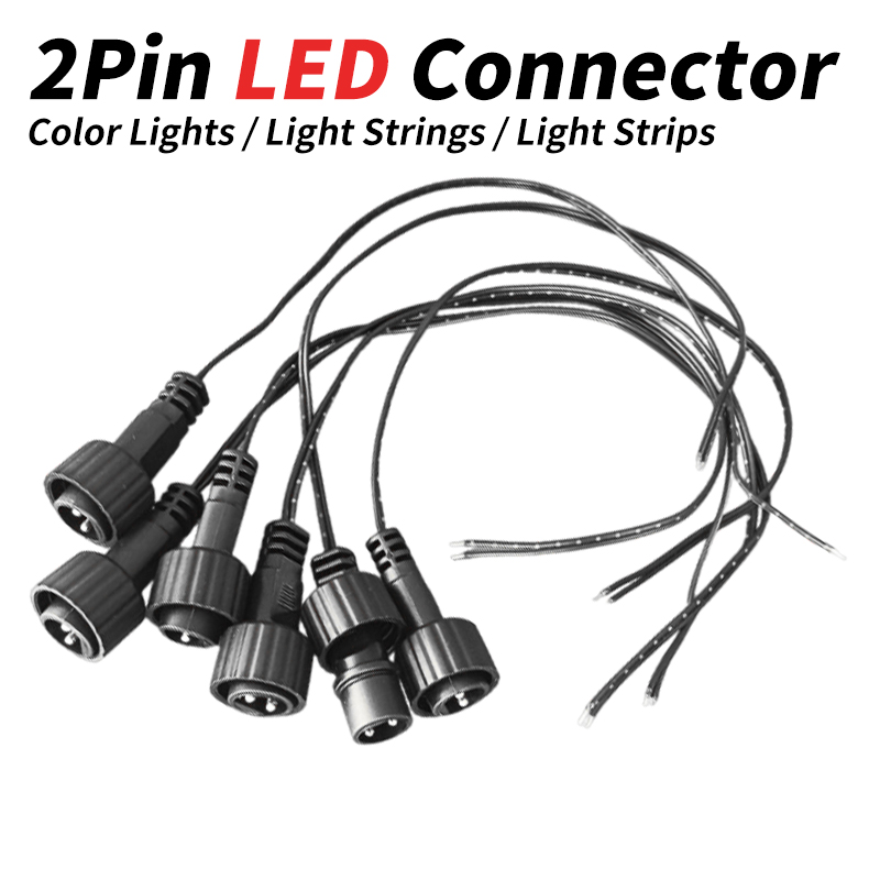Outdoor Lighting Connectors - Conector LED de 2 Pinos com