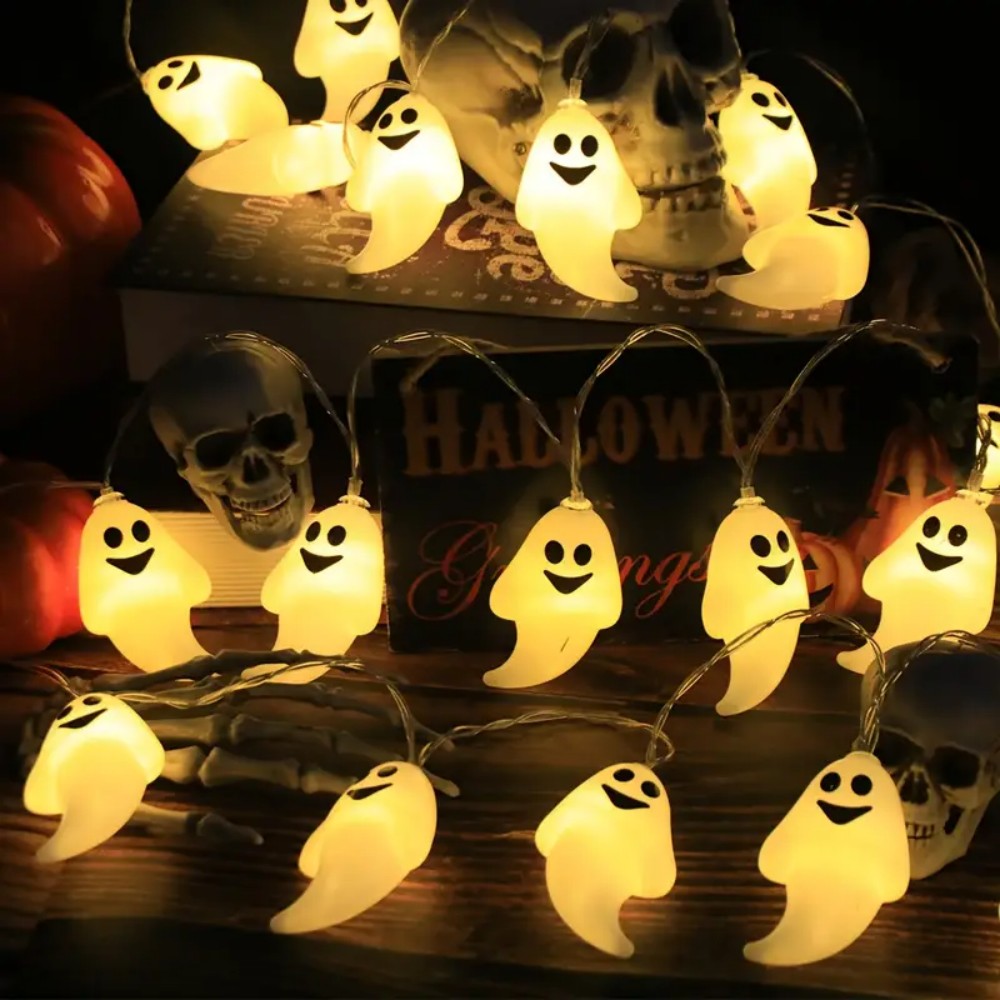Outdoor Lighting For Front Of House - 1PC Luzes de Cordão LED Fantasma