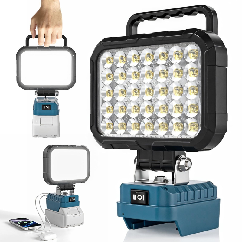 Outdoor Lighting Milwaukee - Lanterna de Trabalho LED Portátil Sem