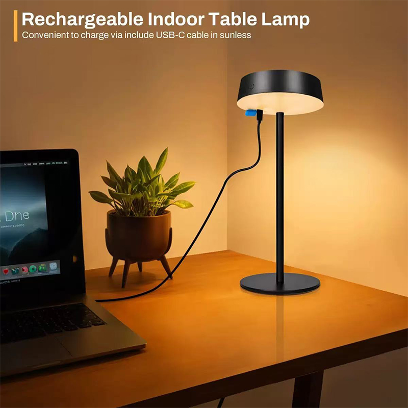 Halo Outdoor Lighting - Lâmpada de mesa solar regulável led