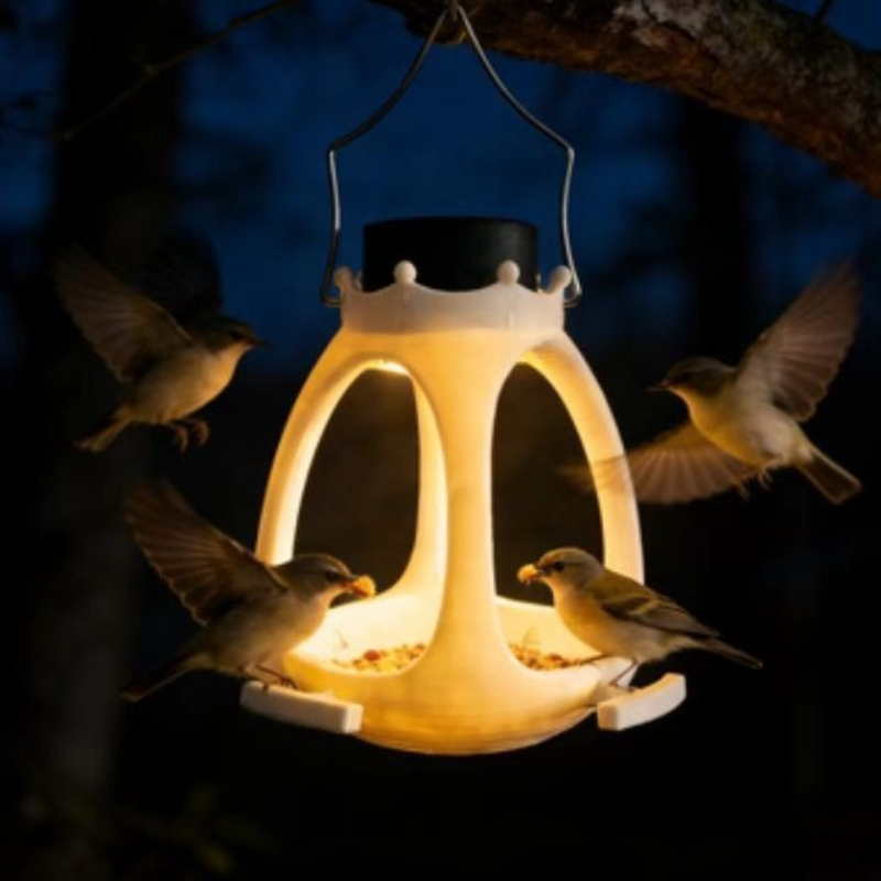 Comedouro Solar para Pássaros  - Outdoor Lighting Under Eaves avaliação e preço