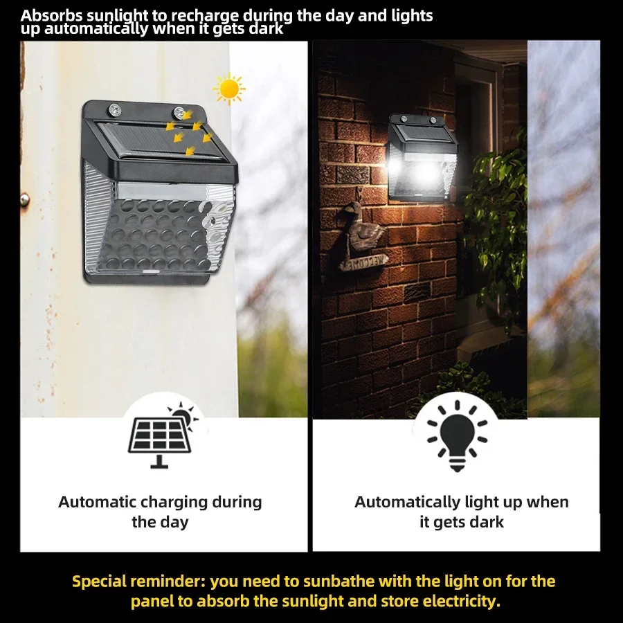 Luz Solar LED com Sensor de Mo - Outdoor Lighting For Garden avaliação e preço