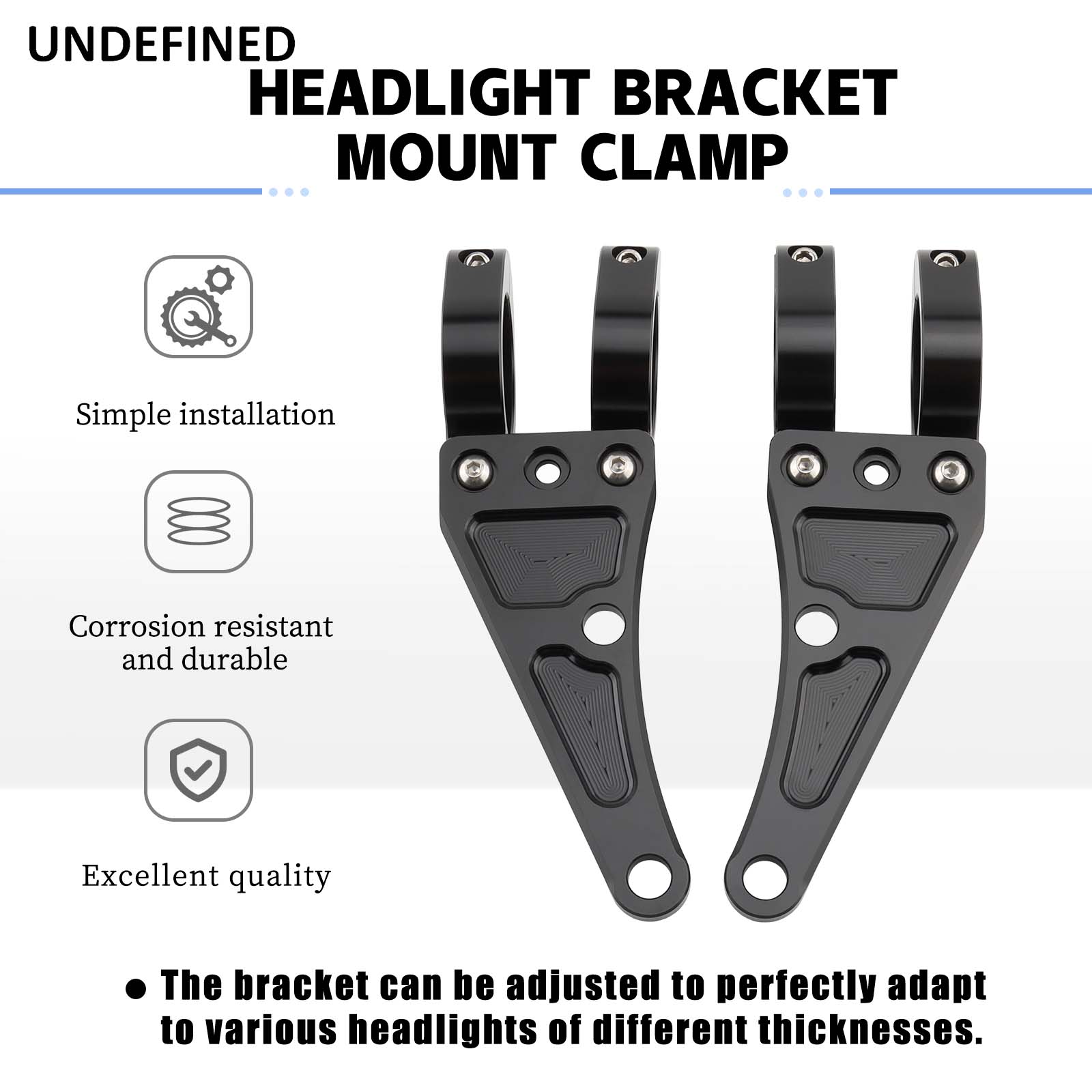 Universal Headlight Bracket Mo - Outdoor Lighting Milwaukee avaliação e preço