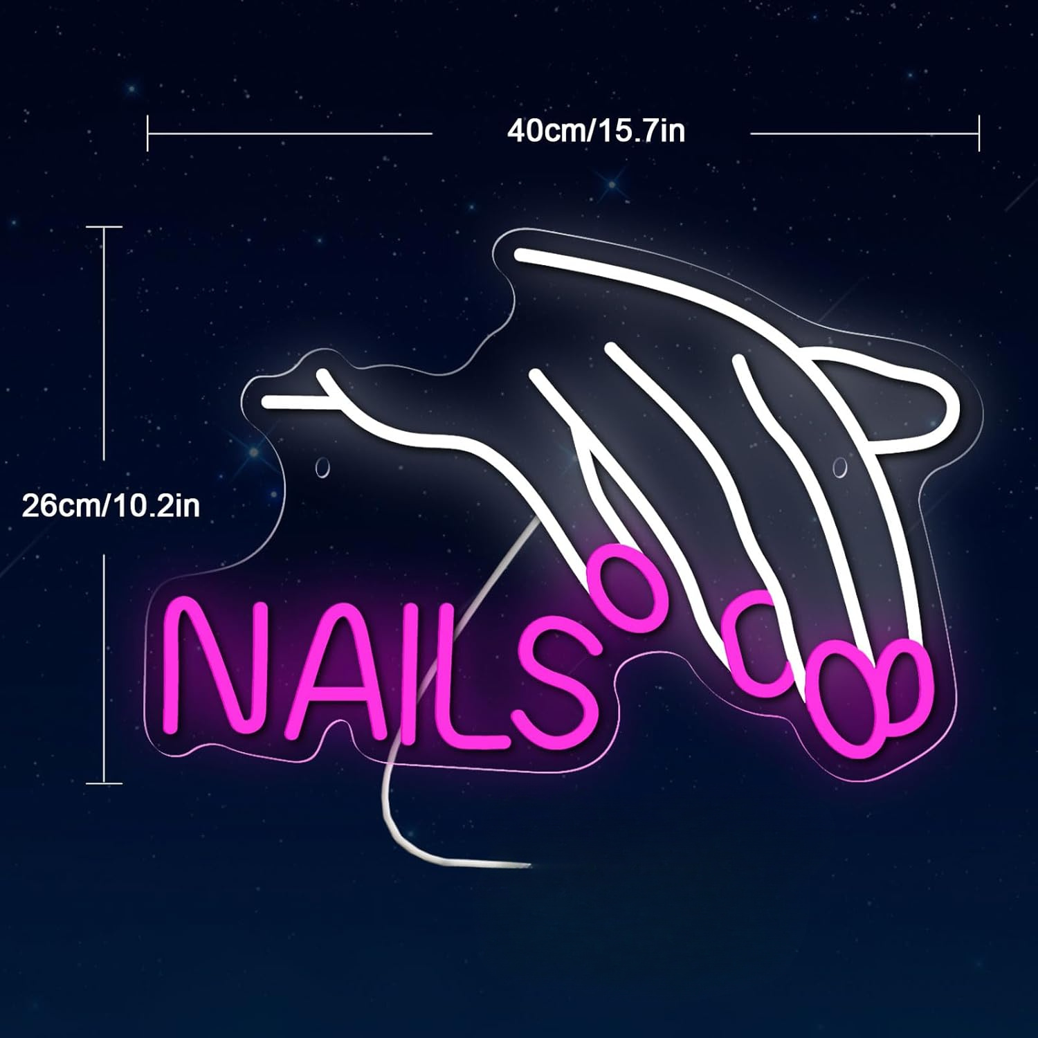 Letreiro LED Neon para Unhas,  - Outdoor Lighting For Store avaliação e preço