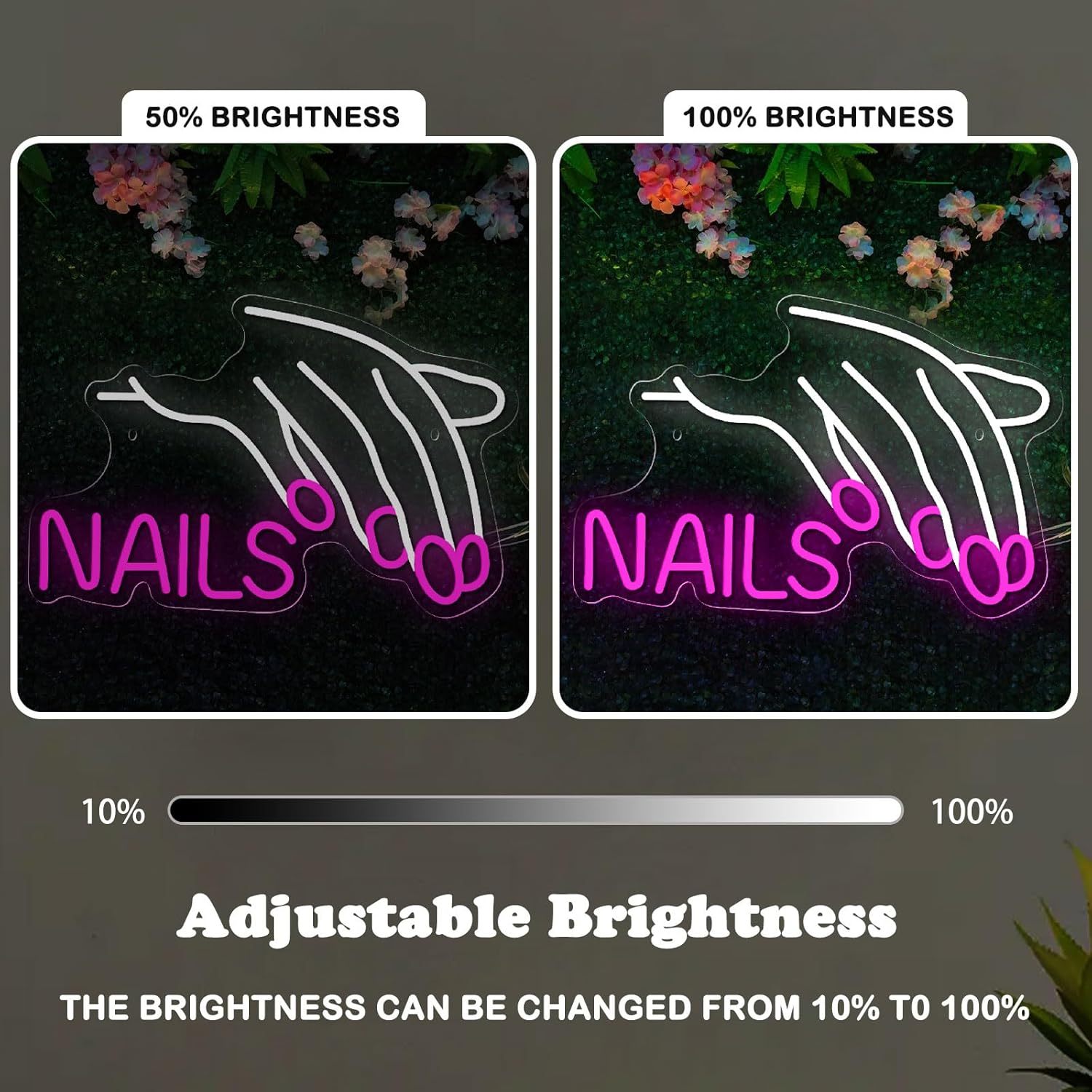 Letreiro LED Neon para Unhas,  - Outdoor Lighting For Store avaliação e preço