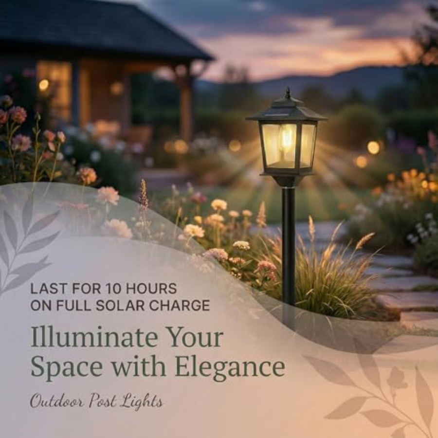 Luzes Solares para Postes Exte - Outdoor Lighting For Patio avaliação e preço