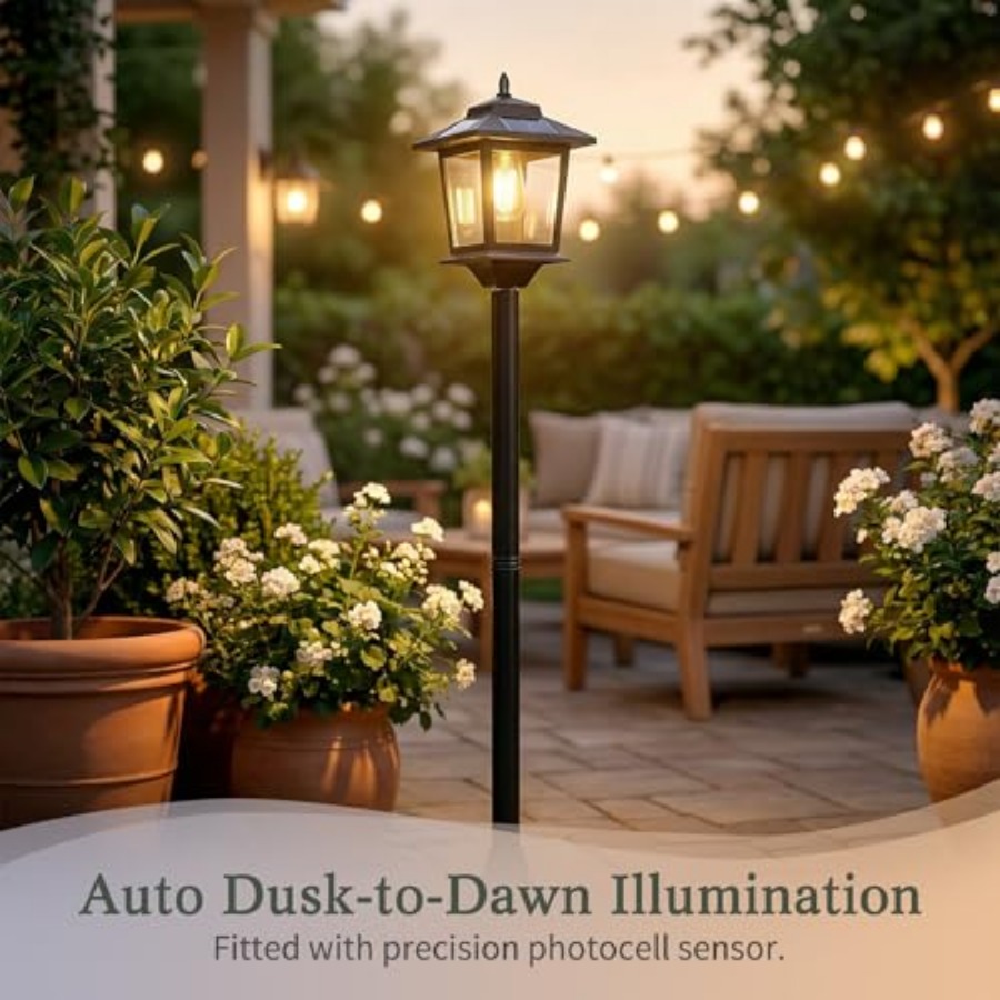 Luzes Solares para Postes Exte - Outdoor Lighting For Patio avaliação e preço