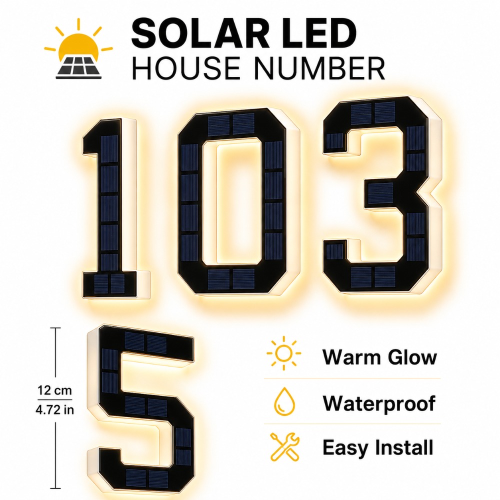 Lâmpada LED Solar à Prova d'Ág - Outdoor Lighting For Front Of House avaliação e preço
