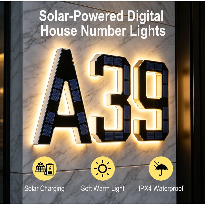 Lâmpada LED Solar à Prova d'Ág - Outdoor Lighting For Front Of House avaliação e preço