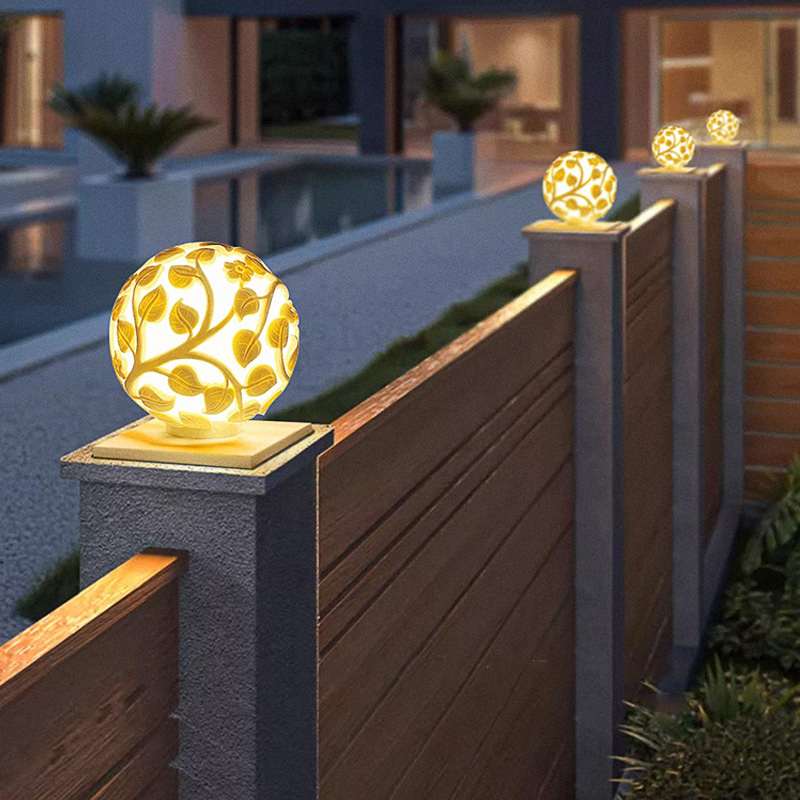 Luzes de coluna para exterior, - Outdoor Lighting Decoration avaliação e preço