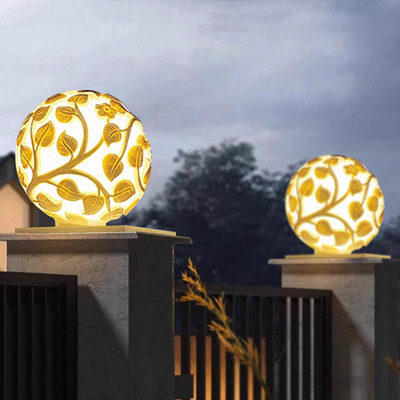 Luzes de coluna para exterior, - Outdoor Lighting Decoration avaliação e preço