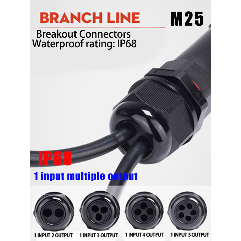 Conjunto de conector à prova d - Outdoor Lighting Connectors avaliação e preço