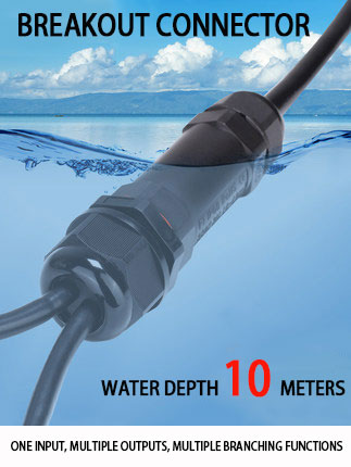 Conjunto de conector à prova d - Outdoor Lighting Connectors avaliação e preço