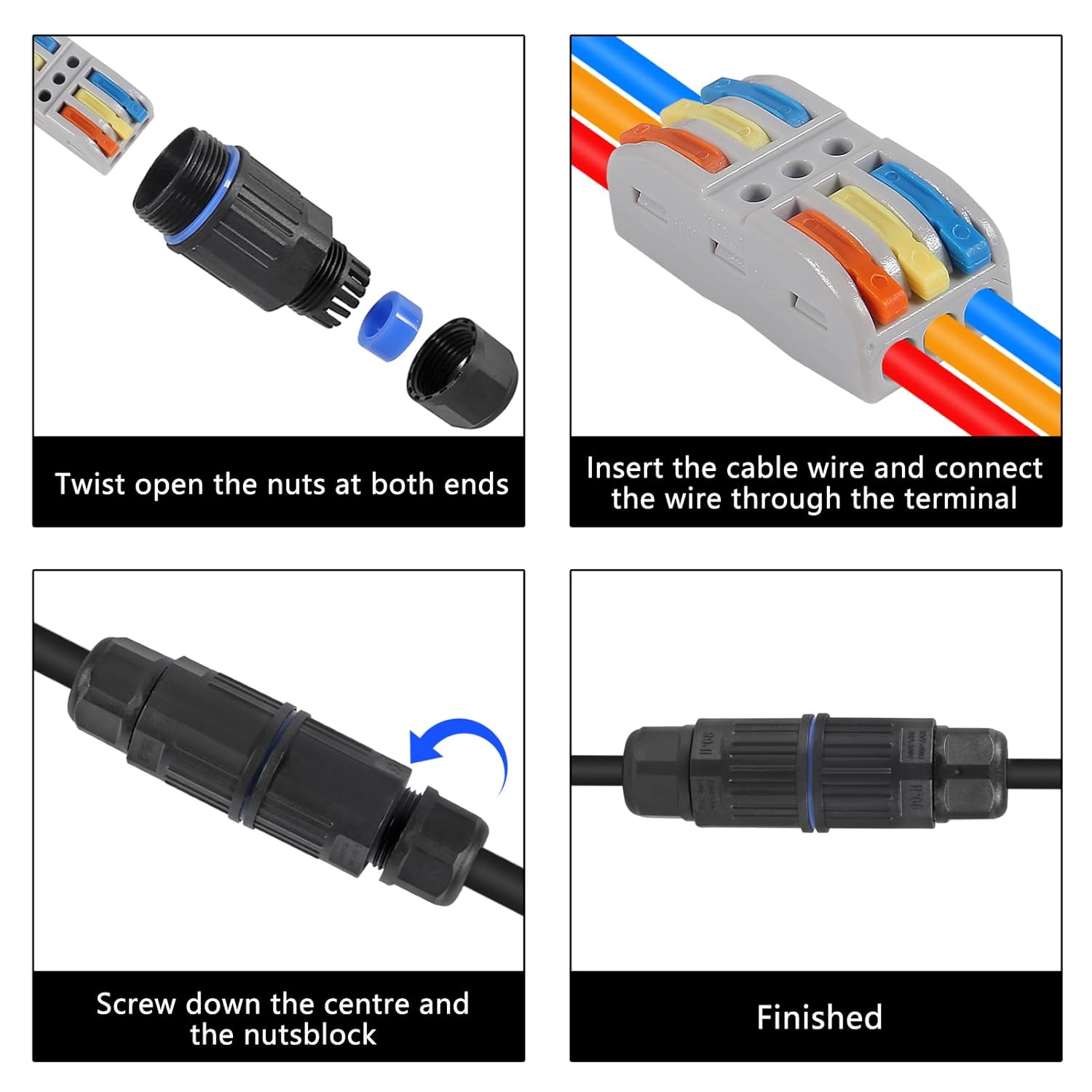 Caixa de junção impermeável de - Outdoor Lighting Connectors avaliação e preço