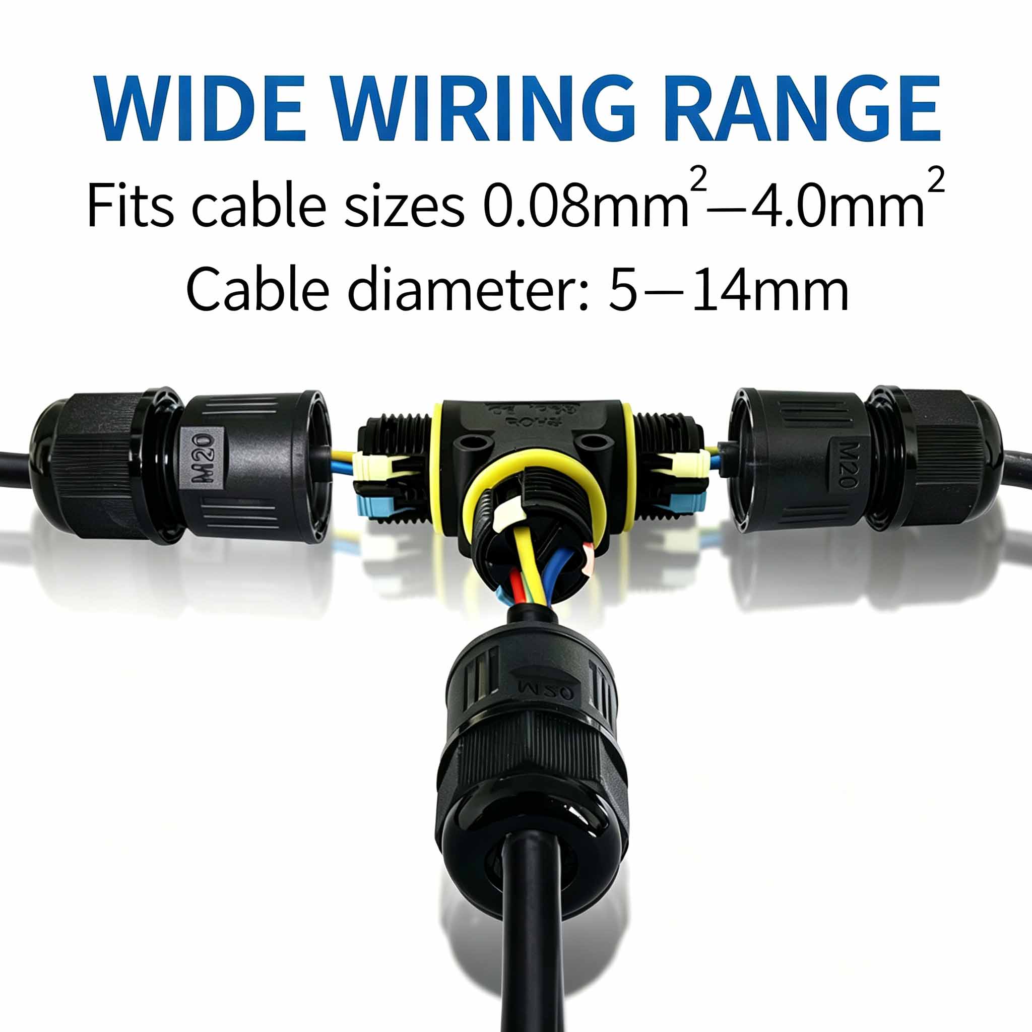Conector de Cabo Tipo T à Prov - Outdoor Lighting Connectors avaliação e preço