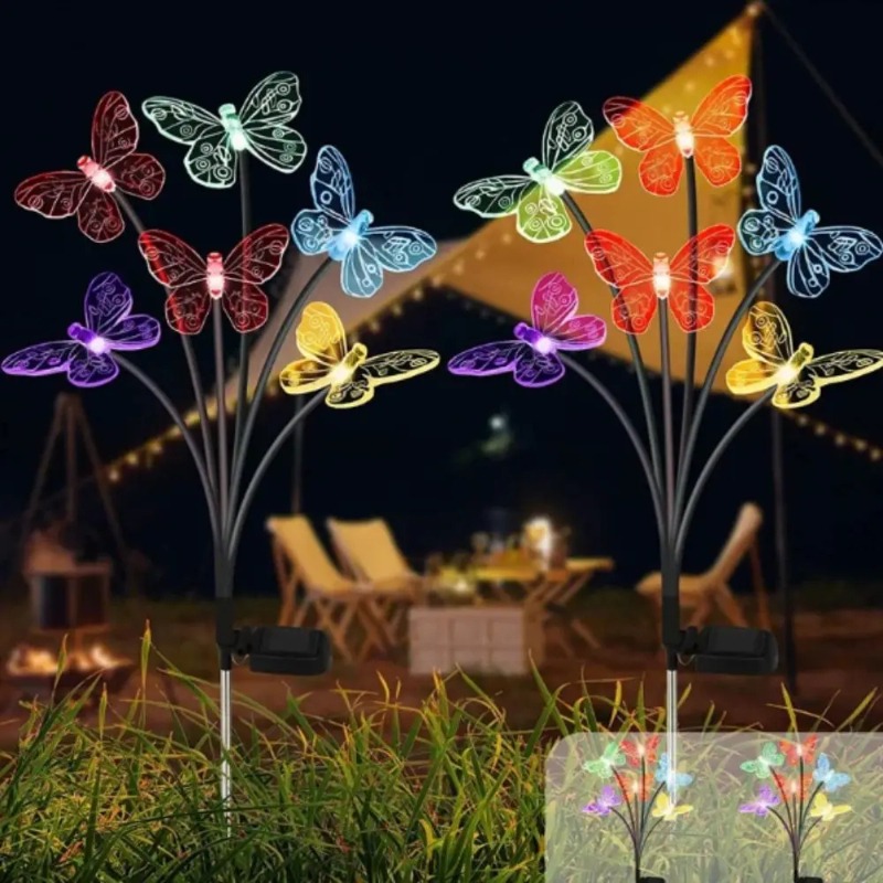 Luzes de Borboleta Alimentadas - Outdoor Lighting For Patio avaliação e preço
