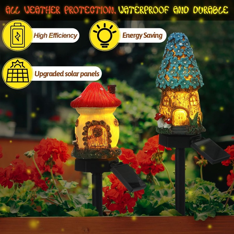 Novas Luzes Solares de Resina  - Outdoor Lighting For Front Of House avaliação e preço
