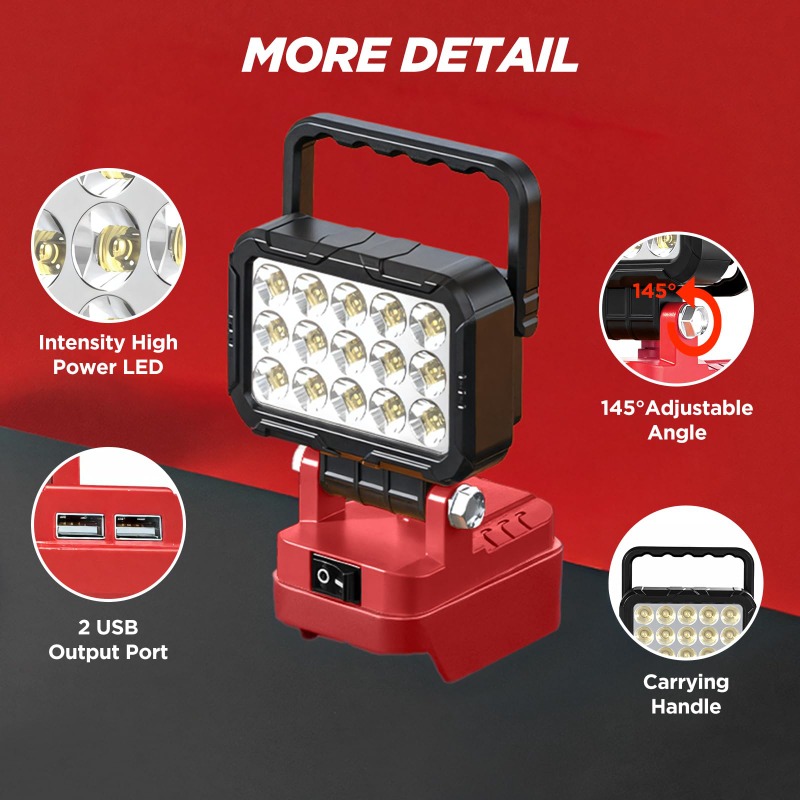 Lanterna de Trabalho Portátil  - Outdoor Lighting Milwaukee avaliação e preço