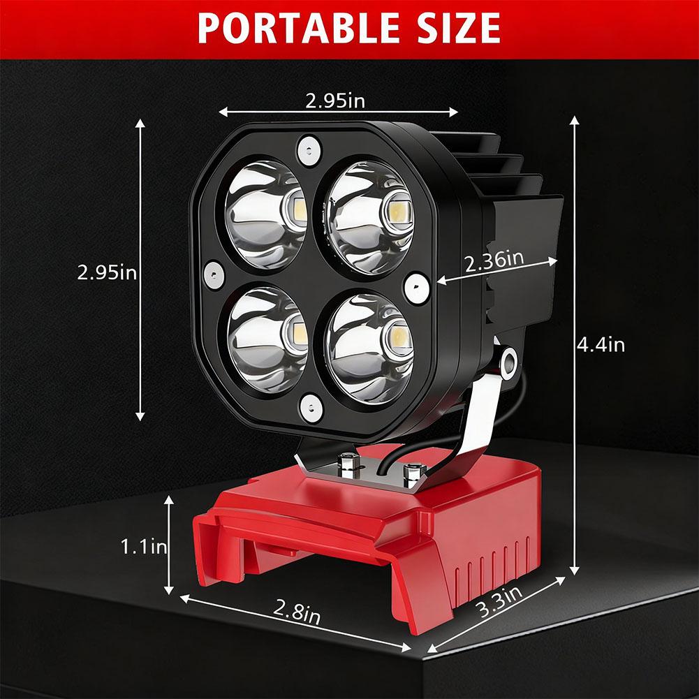 Lanterna de Trabalho LED Portá - Outdoor Lighting Milwaukee avaliação e preço