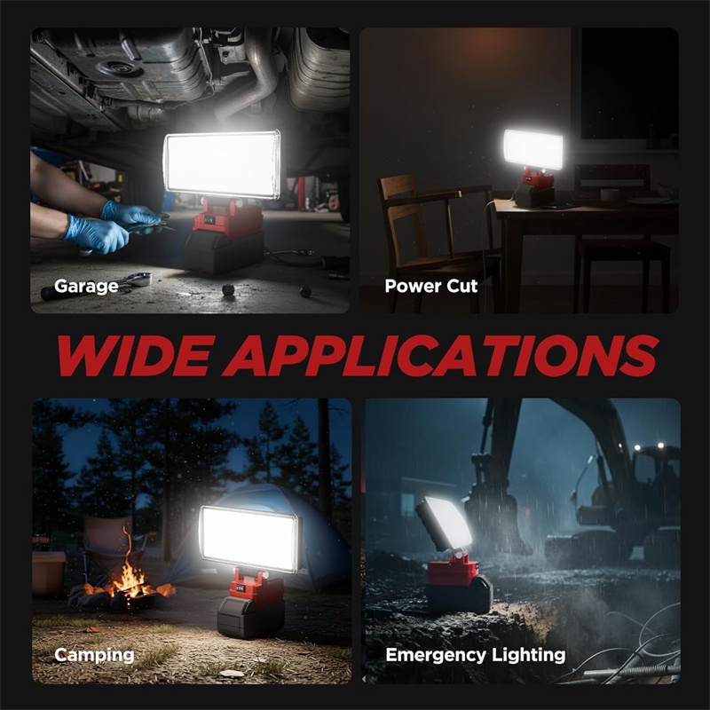Luz de trabalho led portátil p - Outdoor Lighting Milwaukee avaliação e preço