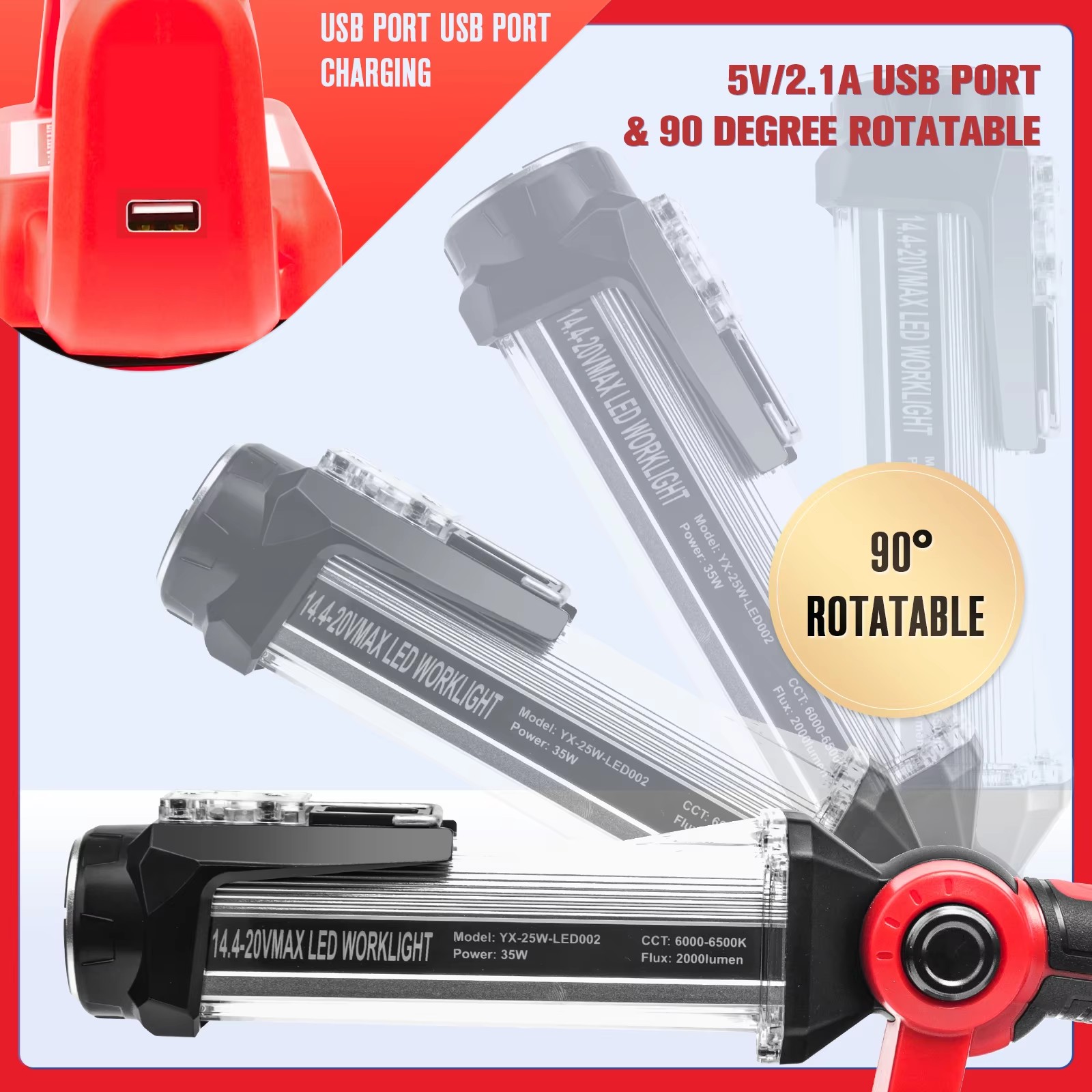 Lanterna de Trabalho LED Sem F - Outdoor Lighting Milwaukee avaliação e preço