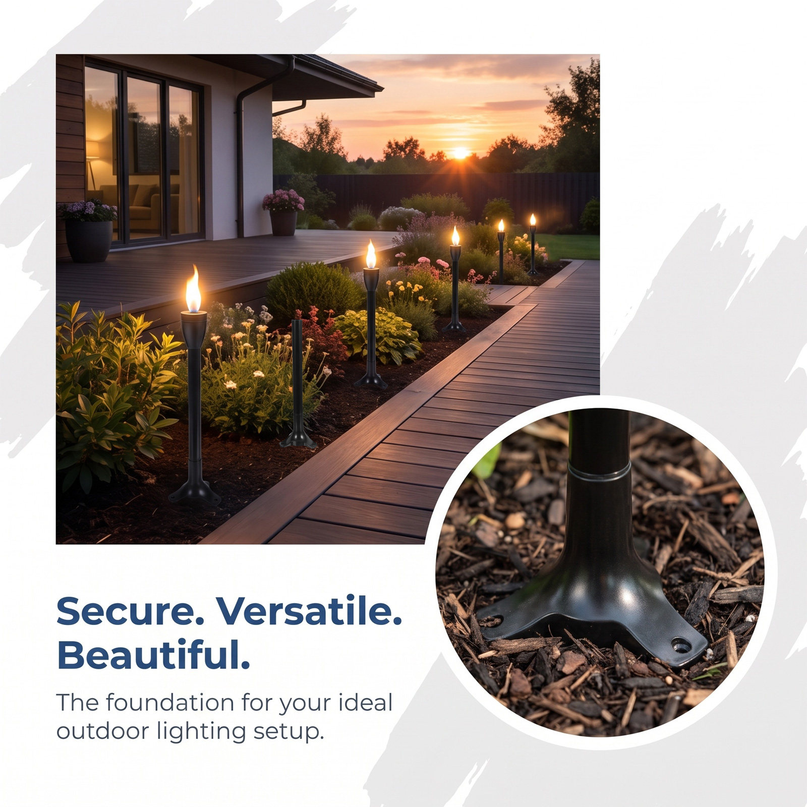 Conjunto de 6 Estacas de Subst - Outdoor Lighting In Ground avaliação e preço