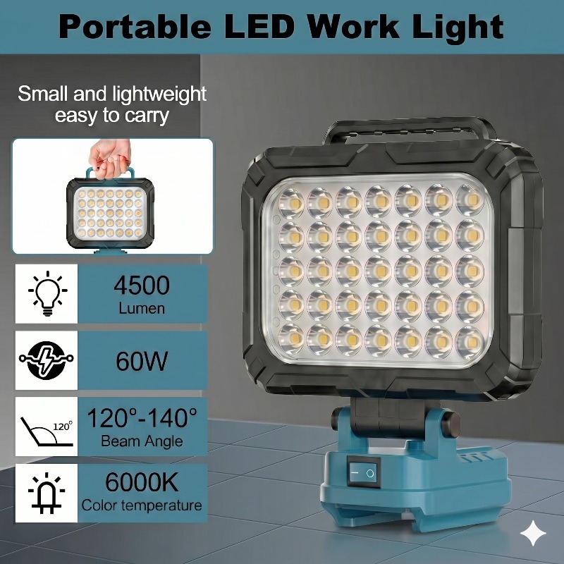 Lanterna de Trabalho LED Portá - Outdoor Lighting Milwaukee avaliação e preço